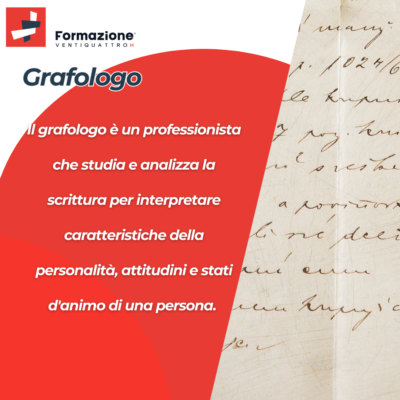 Scopri di più sull'articolo Grafologo: L’importanza dell’Attestazione ai sensi della L. 4/2013 e l’Iscrizione nell’Elenco Nazionale Formazione24h per un Profilo Professionale Competitivo