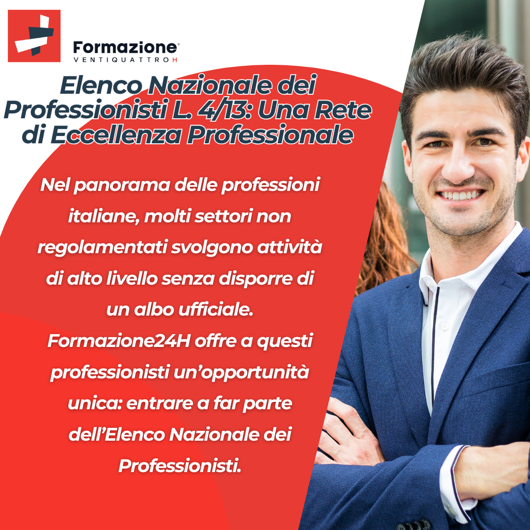 Al momento stai visualizzando Elenco Nazionale dei Professionisti L. 4/13: Una Rete di Eccellenza Professionale