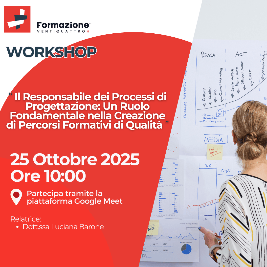 Scopri di più sull'articolo Il Ruolo Fondamentale del Responsabile dei Processi di Progettazione negli Enti di Formazione: Un Workshop da Non Perdere