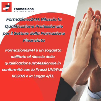Scopri di più sull'articolo Formazione24H: Rilascia la Qualificazione Professionale per il Settore della Formazione Finanziata