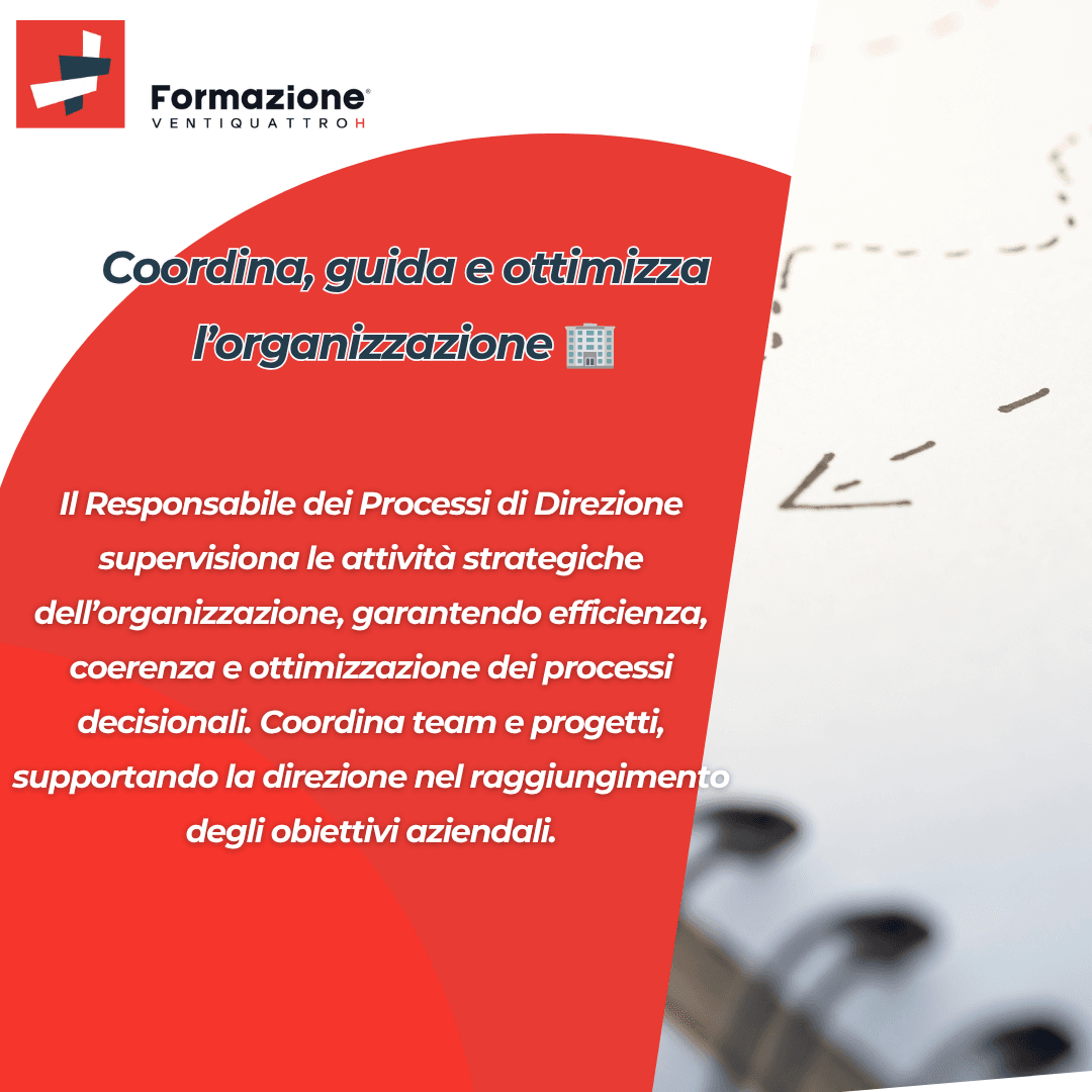 Al momento stai visualizzando Responsabili Processi Direzione: coordinare e ottimizzare l’organizzazione